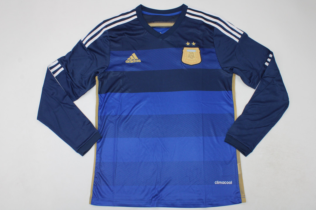 AAA Quality Argentina 2014 World Cup Away Final Long Jersey